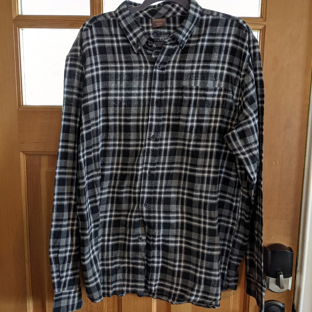 Black and Gray Flannel